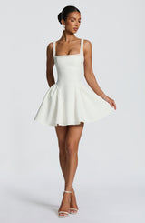 Christie Mini Dress - Ivory Dress Babyboo Fashion Premium Exclusive Design