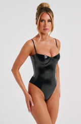 Christine Bodysuit - Black Bodysuits Babyboo Fashion Premium Exclusive Design