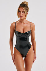 Christine Bodysuit - Black Bodysuits Babyboo Fashion Premium Exclusive Design