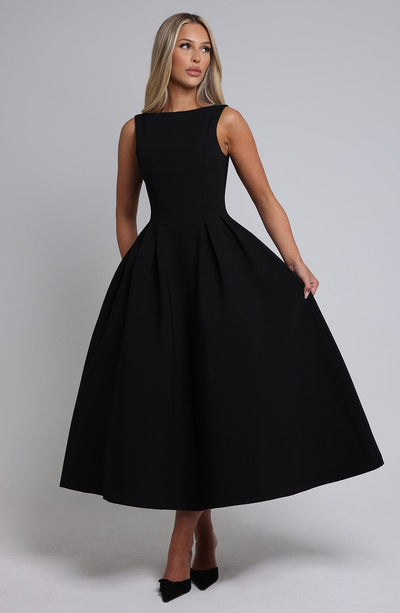 Clarabella Midi Dress - Black - View 5 | Shop Formal Dress