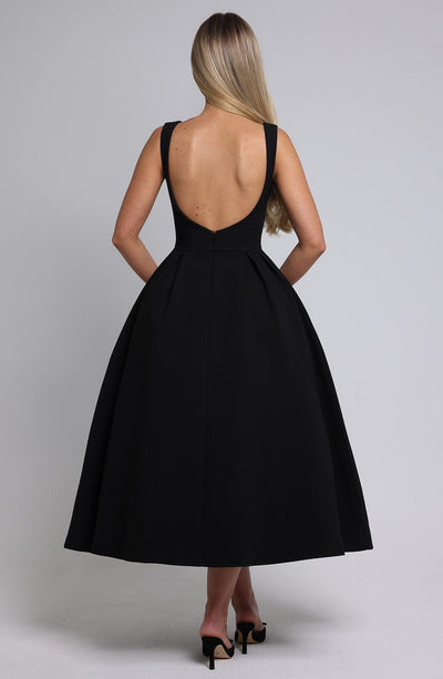 Clarabella Midi Dress - Black - View 6 | Shop Formal Dress