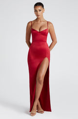 Clementine Maxi Dress - Red Dress Babyboo Fashion Premium Exclusive Design