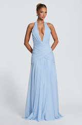 Cleo Maxi Dress - Glacier Blue Dress Babyboo Fashion Premium Exclusive Design