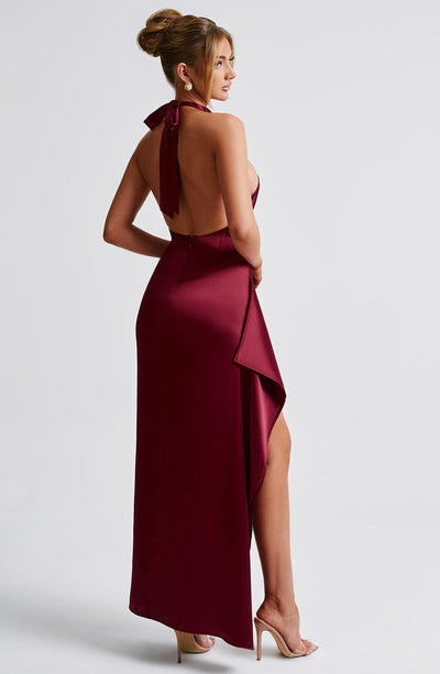 Collective Dress - Colette Maxi Dress - Burgundy image 5