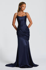 Connie Gown - Navy Dress Babyboo Fashion Premium Exclusive Design