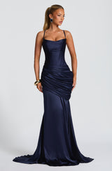 Connie Gown - Navy Dress Babyboo Fashion Premium Exclusive Design
