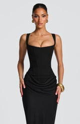 Cornelia Maxi Dress - Black Dress Babyboo Fashion Premium Exclusive Design