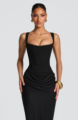 Cornelia Maxi Dress - Black Dress Babyboo Fashion Premium Exclusive Design