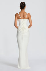 Cornelia Maxi Dress - Ivory Dress Babyboo Fashion Premium Exclusive Design