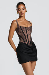 Cornelia Mini Dress - Black Lace Dress Babyboo Fashion Premium Exclusive Design