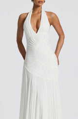 Cova Maxi Dress - Ivory Dress Babyboo Fashion Premium Exclusive Design