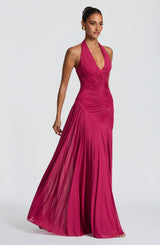 Cova Maxi Dress - Raspberry Dress Babyboo Fashion Premium Exclusive Design
