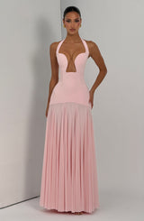 Cyrene Maxi Dress - Blush Dress Babyboo Fashion Premium Exclusive Design