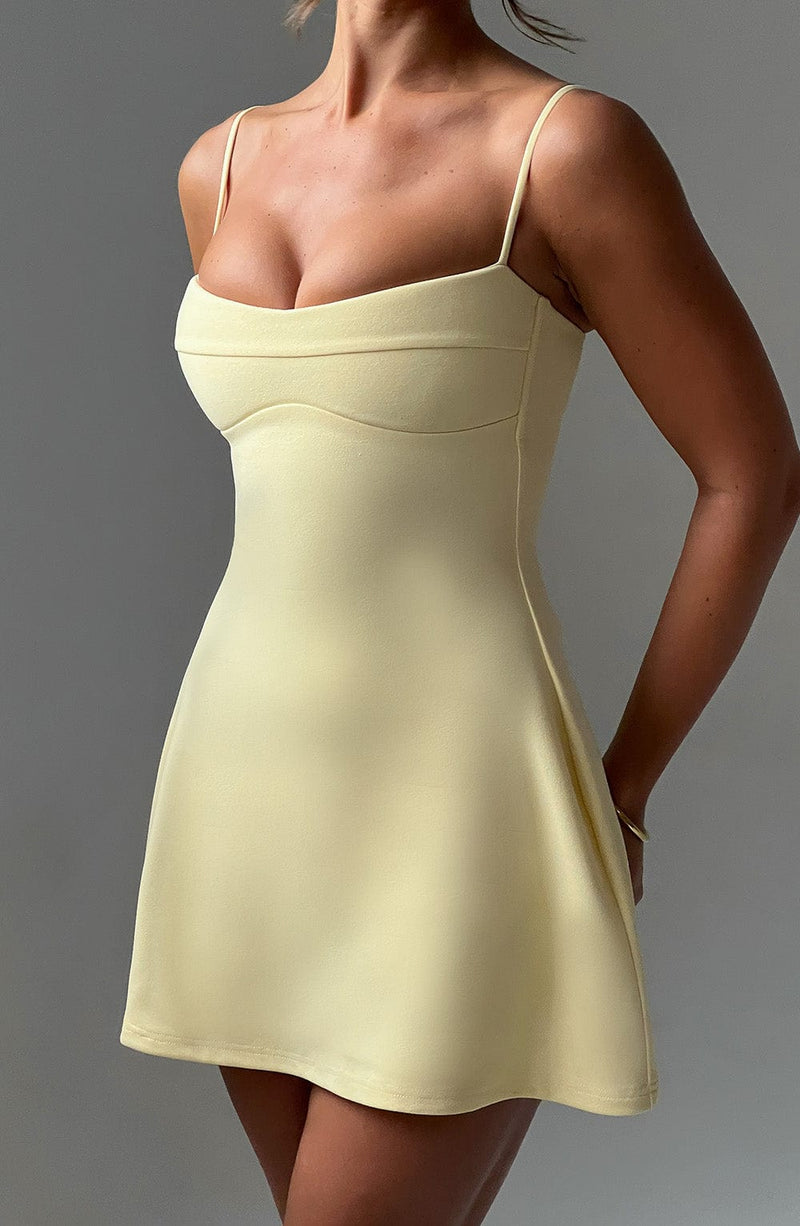 Dakota Mini Dress - Lemon Dress Babyboo Fashion Premium Exclusive Design