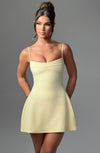 Dakota Mini Dress - Lemon Dress XS Babyboo Fashion Premium Exclusive Design