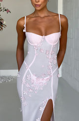 Dalary Maxi Dress - Blush Dress Babyboo Fashion Premium Exclusive Design