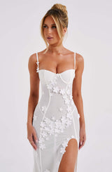 Dalary Maxi Dress - Ivory Dress Babyboo Fashion Premium Exclusive Design