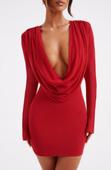 Danielle Mini Dress - Red Dress Babyboo Fashion Premium Exclusive Design