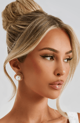 Davina Earrings - Gold Accessories ONE SIZE Babyboo Fashion Premium Exclusive Design