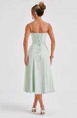 Deanna Midi Dress - Sage Dress Babyboo Fashion Premium Exclusive Design