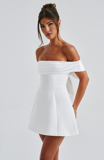 Collective Dress - Delta Mini Dress - Ivory image 5