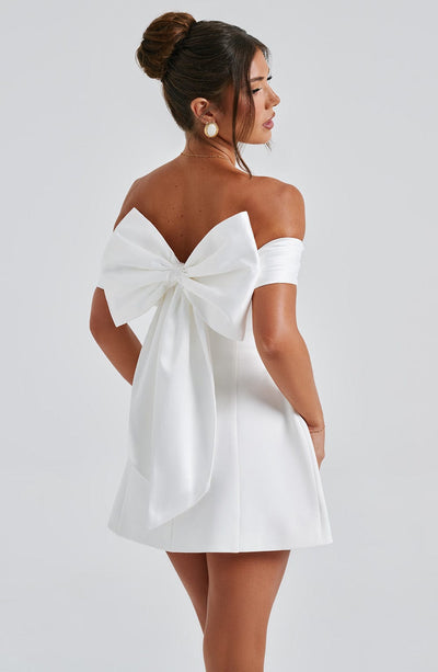 Collective Dress - Delta Mini Dress - Ivory image 4
