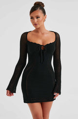 Dezi Mini Dress - Black Dress XS Babyboo Fashion Premium Exclusive Design