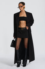 Edna Mini Skirt - Black Skirt Babyboo Fashion Premium Exclusive Design