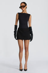 Edna Mini Skirt - Black Skirt Babyboo Fashion Premium Exclusive Design