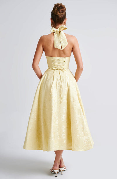 Collective Dress - Effie Midi Dress - Lemon image 3