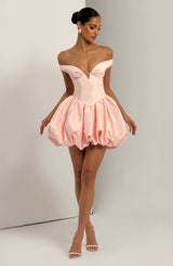 Eileen Mini Dress - Blush Dress Babyboo Fashion Premium Exclusive Design