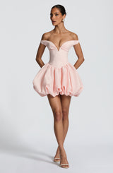 Eileen Mini Dress - Blush Dress Babyboo Fashion Premium Exclusive Design