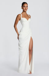 Elara Maxi Dress - Ivory Dress Babyboo Fashion Premium Exclusive Design