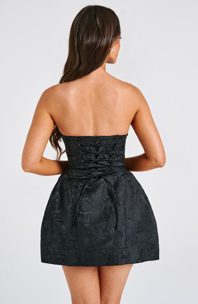 Elenora Mini Dress - Black Dress Babyboo Fashion Premium Exclusive Design