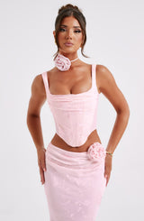Elizabeth Corset - Blush Tops XS Babyboo Fashion Premium Exclusive Design