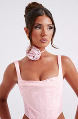 Elizabeth Floral Choker - Blush Accessories S Babyboo Fashion Premium Exclusive Design