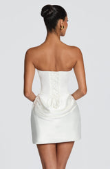Ella Mini Dress - Ivory Dress Babyboo Fashion Premium Exclusive Design