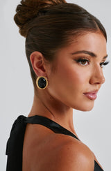 Eloise Earrings - Black/Gold Accessories ONE SIZE Babyboo Fashion Premium Exclusive Design