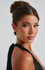 Eloise Earrings - Black/Gold Accessories ONE SIZE Babyboo Fashion Premium Exclusive Design