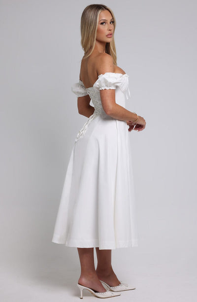 Collective Dress - Elora Midi Dress - Ivory image 6