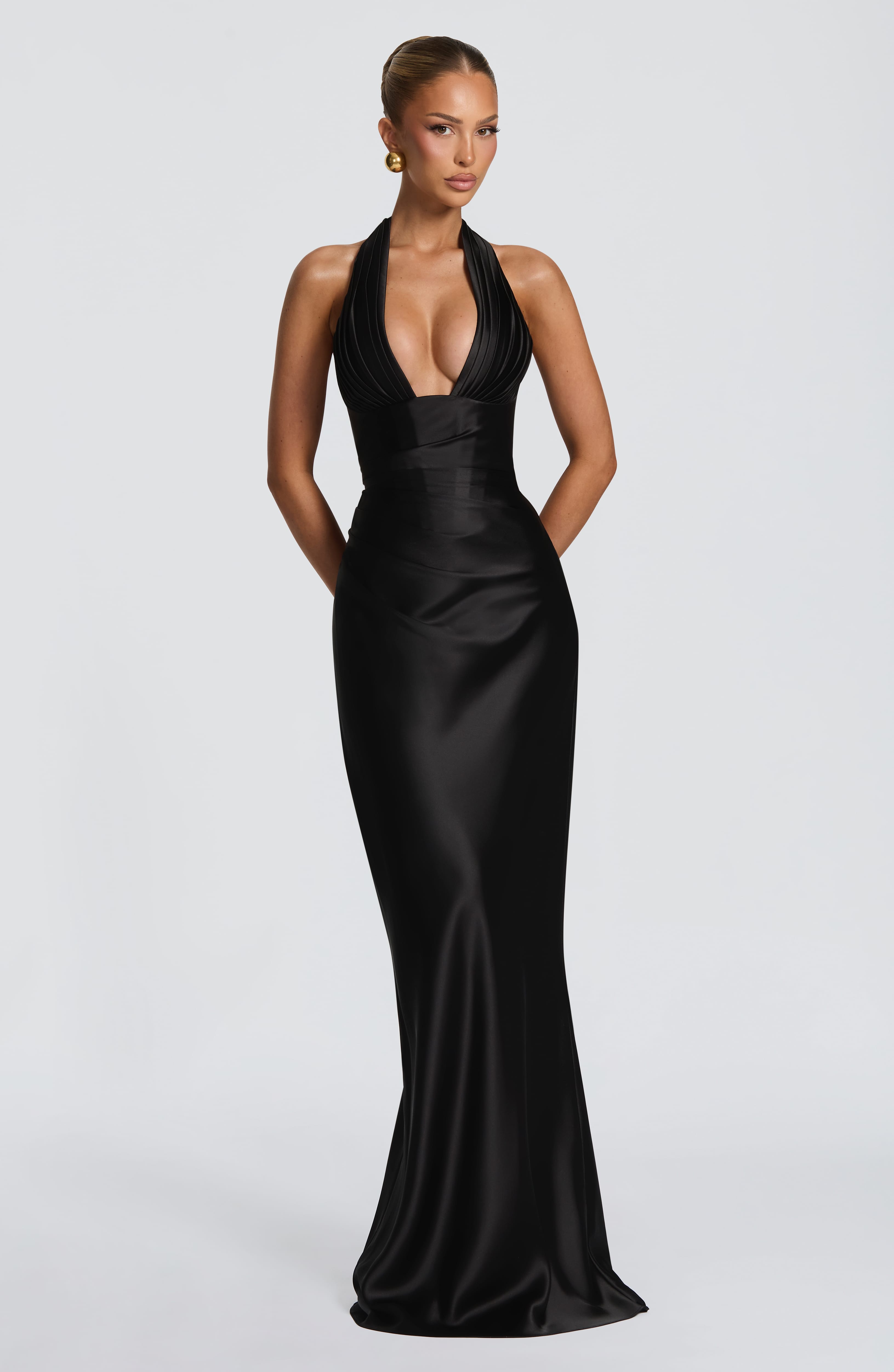 Black Maxi Dress - Elowen Maxi Dress - Babyboo Fashion