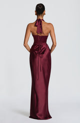 Elowen Maxi Dress - Cherry Lacquer Dress Babyboo Fashion Premium Exclusive Design