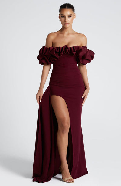 Elsie Maxi Dress - Cherry Lacquer - View 4 | Shop Formal Dress