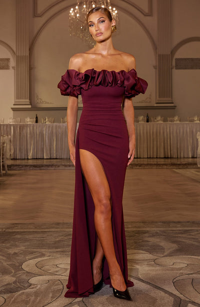 Elsie Maxi Dress - Cherry Lacquer - View 3 | Shop Formal Dress