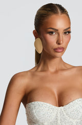 Elvera Earrings - Cream Accessories ONE SIZE Babyboo Fashion Premium Exclusive Design