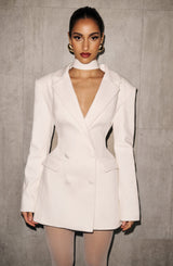 Elvira Mini Dress - Ivory Dress Babyboo Fashion Premium Exclusive Design