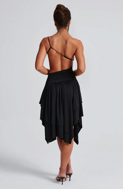 Emeline Midi Dress - Black - Image 4