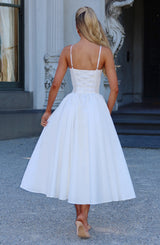 Emerson Midi Dress - Ivory Dress Babyboo Fashion Premium Exclusive Design