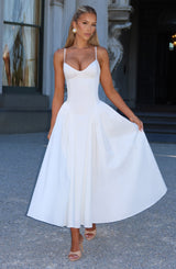 Emerson Midi Dress - Ivory Dress Babyboo Fashion Premium Exclusive Design