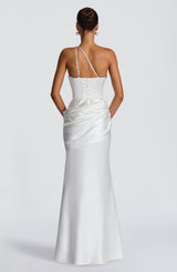 Emina Maxi Dress - Ivory Dress Babyboo Fashion Premium Exclusive Design